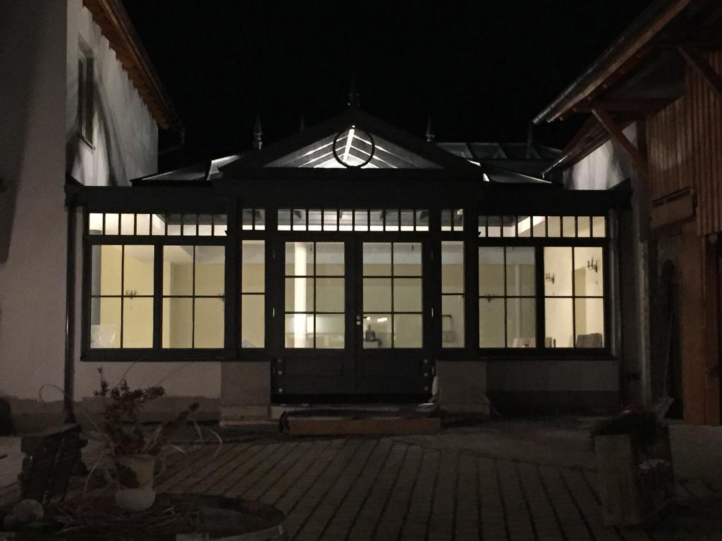 Landgasthof Zum Schwarzen Adler Markt Nordheim Exterior foto